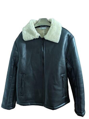 кожыный куртки: Куртка 2XL (EU 44), цвет - Черный