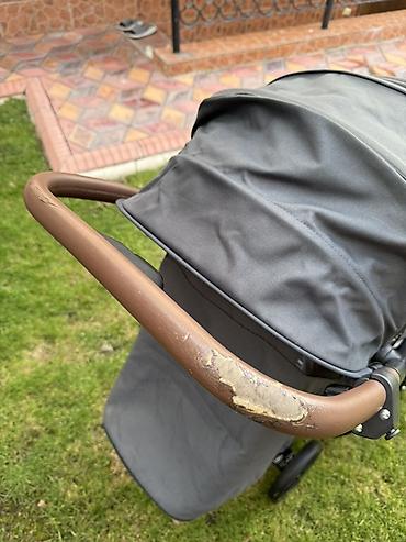 Коляски: Коляска, цвет - Серебристый, Б/у — 17