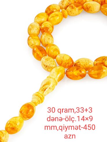 Təsbehlər: Təbii Baltik kəhrəba təsbeh.Kalininqrad fabrik məhsulu.Qarantiya və — 12
