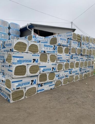 Изоляциялык материалдар: Упаковки минеральной ваты K2 Insulation. Этот материал часто
