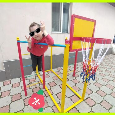 Детские качели: 🍀 Качели 🍀 Домики для детей внутри две 🍀 скамейки и маленький столик — 8