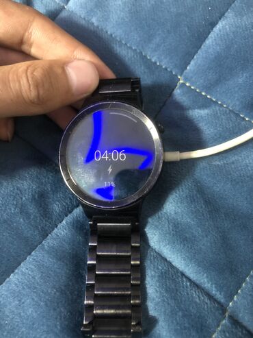 saat gümüş: İşlənmiş, Smart saat, Huawei, Sensor ekran, rəng - Qara