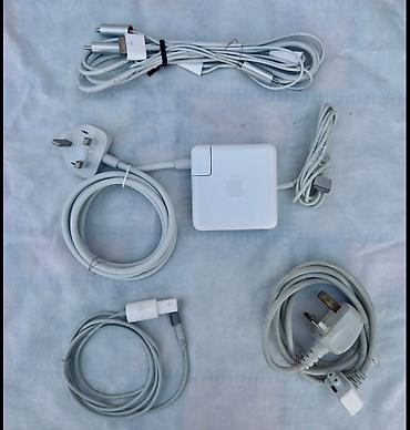 noutbuk: Tam orginal magsafe 2 85W butun kabeller amerikadan gelib model — 2