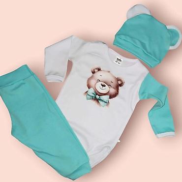 Kompleti: TipTop bebi set za novorođenče – 3 dela Veličine su različite Sadržaj — 9