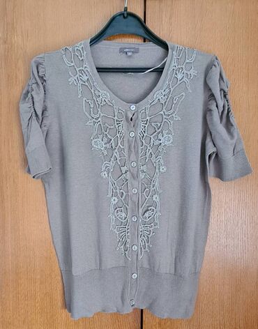 zara bluze i tunike: M (EU 38), Single-colored, color - Grey