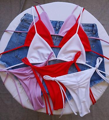Kupaći kostimi: Ženski bikini set – trouglasti kupaći sa vezivanjem - Model: klasični — 8