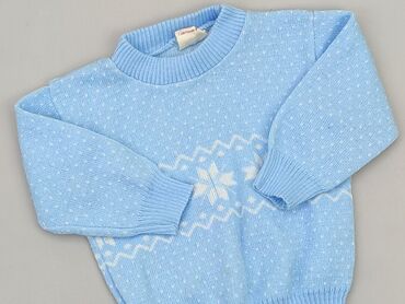 legginsy jeansowe dla dziewczynki: Sweter, 6-9 m, stan - Bardzo dobry