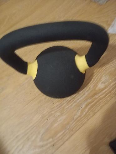 bacac diska: Kettlebell teg – 16 kg - Materijal: čvrsto jezgro presvučeno — 1
