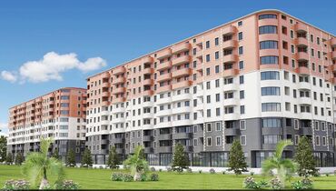 2 otaqlı mənzillərin satışı: 2 комнаты, Новостройка, 54 м²