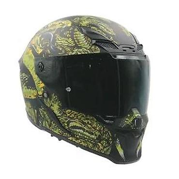 cena kacige: Potpuno zatvorena motociklistička kaciga sa atraktivnim zmijskim — 6