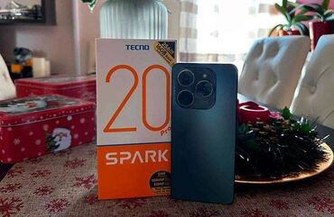 tecno camon: Tecno Camon 20, 256 GB, rəng - Qara, Barmaq izi