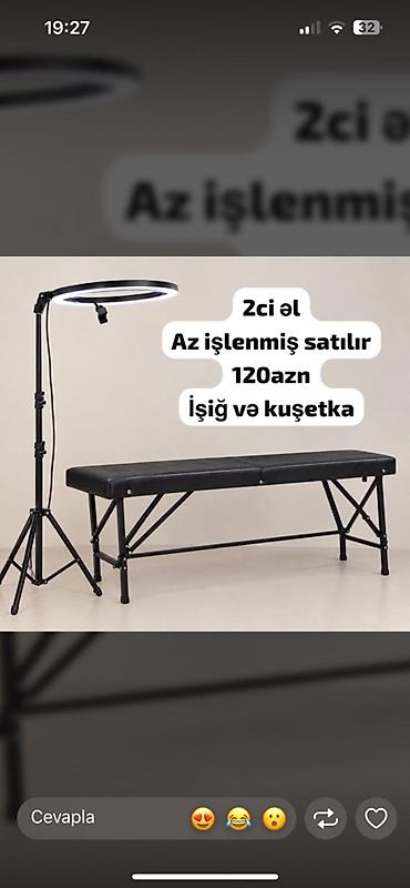 katyol satilir: Satılır: işıq halqası və kuşetka seti - Halqa işıq: stativli — 1