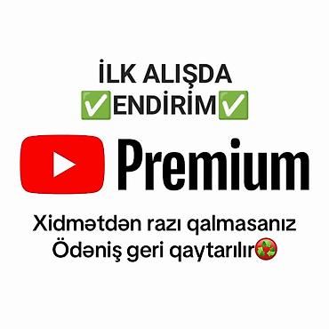 Digər xidmətlər: YouTube Premium və Netflix xidmətlərinə abunəlik təklifi. - YouTube — 1