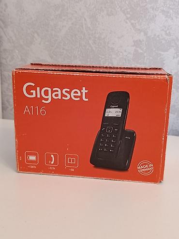 telefon ekran: Gigaset A116 simsiz DECT ev/ofis telefonu Xüsusiyyətlər: - Analioq — 2
