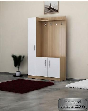 embawood dolab: Yeni, 1 qapı, Kredit, Ağ, Açılan, Düz dolab — 1