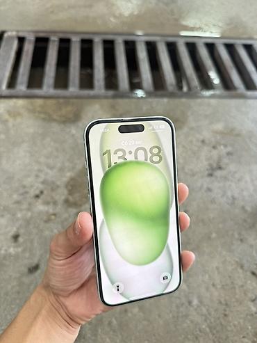 бу чехлы: IPhone 15, Б/у, 128 ГБ, Зеленый, Зарядное устройство, Защитное стекло, Кабель, 78 % — 1