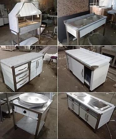 Restoran manqalları: Paslanmayan poladdan peşəkar manqal/kababxana sobası – restoran, kafe — 12