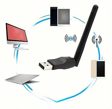 wifi tuner: Wifi siqnal qəbuledici antena Peyk tunerində, komputerdə istifadə — 3
