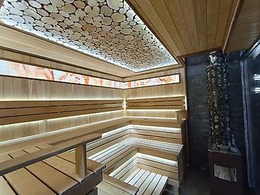 строим бани: Сауна/парная внутренняя отделка под ключ установка печей, изготовление — 5