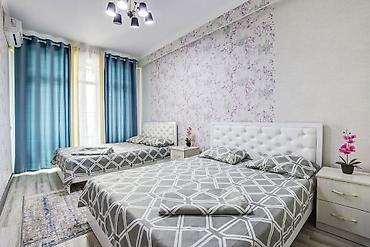 hostel osh: 3 комнаты, Бишкек Парк ТРЦ, Душевая кабина, Постельное белье, Кондиционер — 9