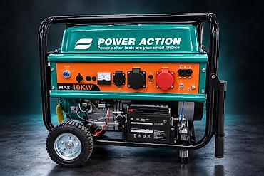 fire maple: Бензиновый генератор POWER ACTION MAX 10 kW Основные характеристики — 1