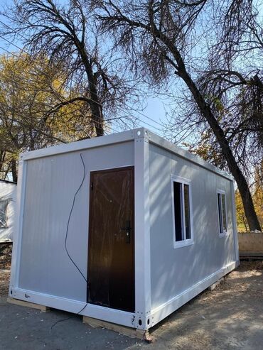 купить домик из сэндвич панелей: Модульный блок-контейнер из сэндвич‑панелей. Модульный домиктер