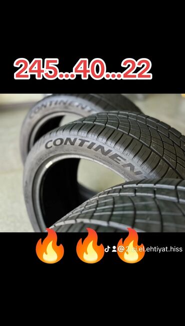 Təkərlər: Şin Continental 275 / 40 / R 22