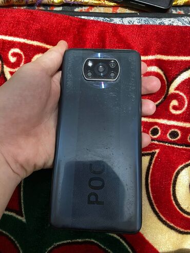 поко х3 nfc: Poco X3 NFC, Б/у, 128 ГБ, цвет - Синий, 2 SIM