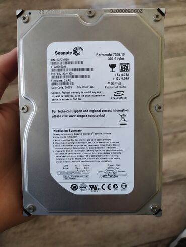 barracuda 500gb: Накопитель, Б/у, Seagate, HDD, 2.5", Для ПК