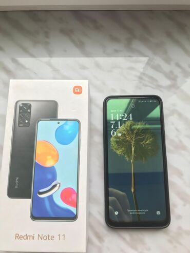 Xiaomi: Xiaomi Redmi Note 11, 128 GB, rəng - Göy, 
 Zəmanət, Sensor, Barmaq izi