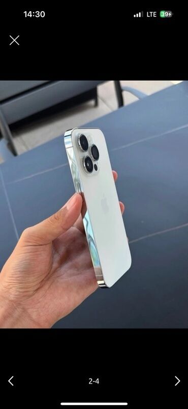 Apple iPhone: IPhone 14 Pro, Колдонулган, 128 ГБ, Ак, Коргоочу айнек