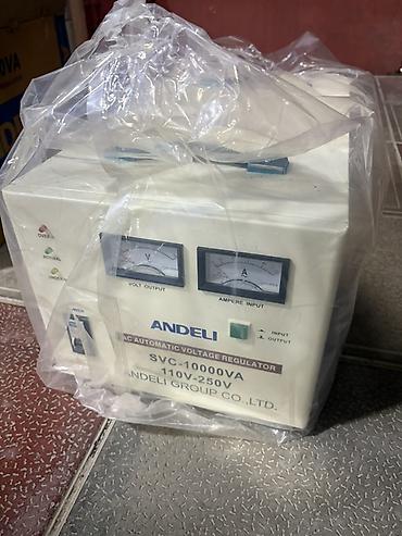 Elektrik malları: Məhsul: ANDELI SVC-10000VA – AC Avtomatik Gərginlik Tənzimləyicisi — 6