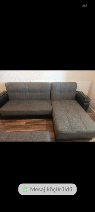 Yataq otağı dəstləri: Künc divan, İşlənmiş, Açılan, Çatdırılma yoxdur