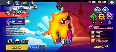 не актив: Игровой аккаунт Brawl Stars - Донатный аккаунт, вложено средств; — 3