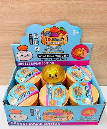 ат пони: Squishy Bun Rainbow Mystery – набор сюрпризов-антистресс для детей от — 1
