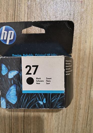 Картриджи: HP printer katrici. 27 qara rəng. yenidir. istifadə olunmayıb — 1