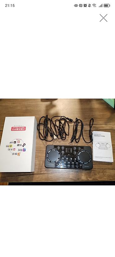 Yeni V200 PRO mobil canlı yayım səs kartı və DJ kontrolleri Məhsulun
