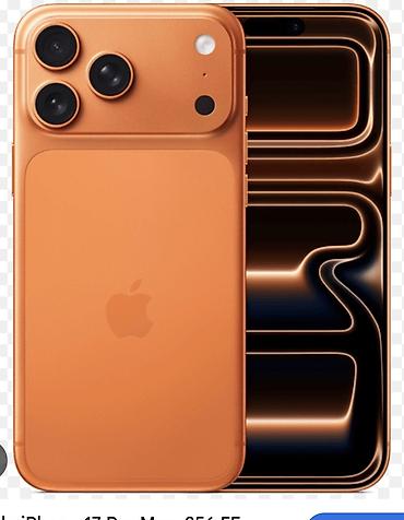 apple studio: IPhone 17 Pro Max, Новый, 256 ГБ, Оранжевый, Чехол, Кабель, Коробка, 100 % — 2