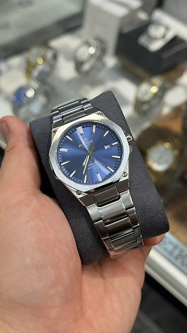samsung 43: Edifice EFR-S108D — классические мужские кварцевые часы на стальном — 1