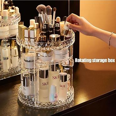 Gözəllik və sağlamlıq: 360° fırlanan kosmetik təşkilatçı - 360° Rotation: Yumşaq və səssiz — 2