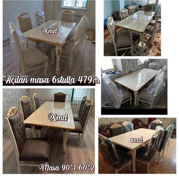 yeni il qutuları: Qonaq otağı üçün, Yeni, Açılmayan, Dördbucaq masa, 6 stul lalafo.az -da yeni il qutuları: Qonaq otağı üçün, Yeni, Açılmayan, Dördbucaq masa, 6 stul