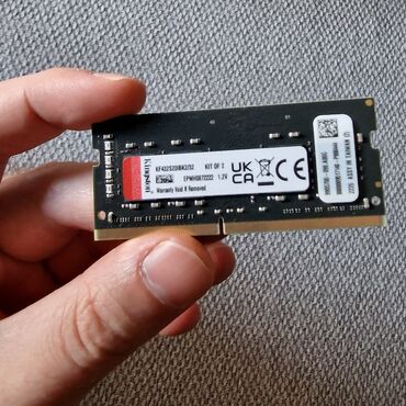 оперативная память для серверов 1: Оперативдик эс-тутум, Колдонулган, Kingston Fury, 32 ГБ, DDR4, 3200 МГц, Ноутбук үчүн