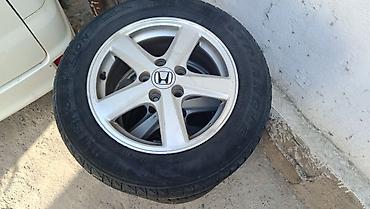 Шиналар жана дисктер: Дөңгөлөктөр монтажда 215 / 60 / R 16, Winter stud, Колдонулган, Комплект, Жеңил унаалар, Куйма, тешиктери - 4 — 1