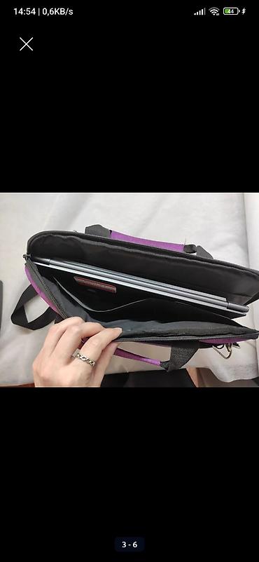 usta cantasi: Bənövşəyi rəngdə laptop çantası - 14–15.6 düymlük noutbuklar üçün — 2