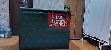 Resepsiyon stolu – salon və klinikalar üçün - Ön panel: tünd yaşıl lalafo.az -da Resepsiyon stolu – salon və klinikalar üçün - Ön panel: tünd yaşıl