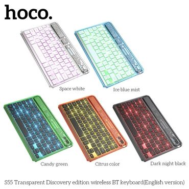 клавиатура планшет: Универсальная беспроводная клавиатура Hoco S55 в элегантном и