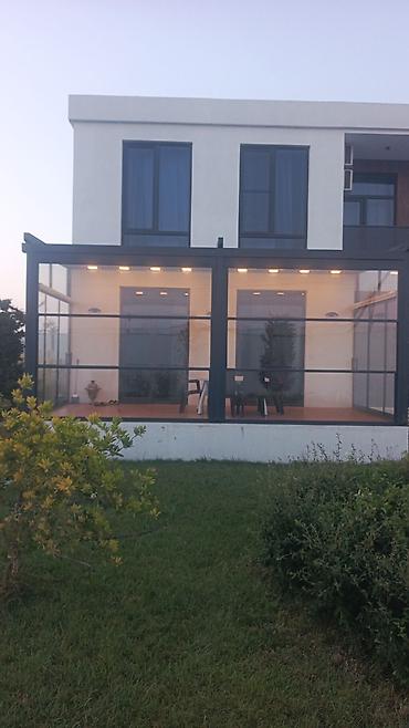 Alüminium çərçivəli şüşə veranda/pergola sistemi - Müasir dizayn