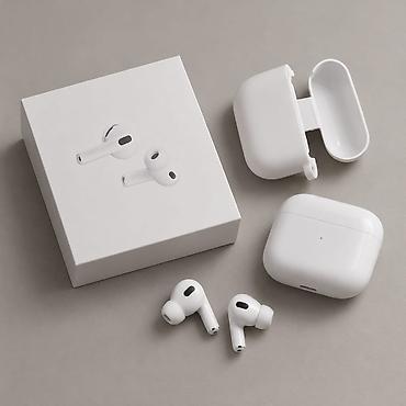 i5 14: Беспроводные вакуумные наушники, Apple, AirPods Pro, Новый — 3