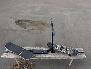 Skeytbordlar: Skateboard – tam komplekt - Taxta: klassik şaquli konkav profilli 7 — 5