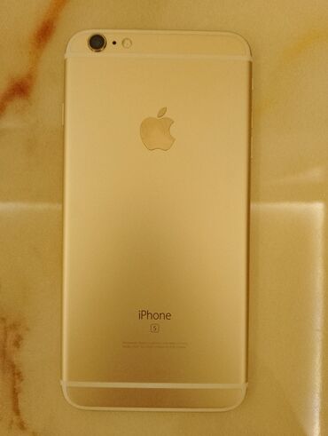 Apple iPhone: IPhone 6s Plus, < 16 ГБ, Золотой, Отпечаток пальца, Face ID